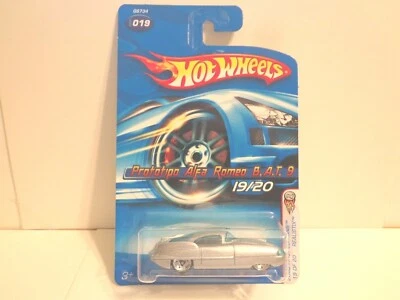 2005 Hot Wheels первое издание прототип Alfa Romeo B.A.T. 9 СЕРЕБРО С ЧЕХЛОМ НОВЫЙ  - Изображение 1 из 3