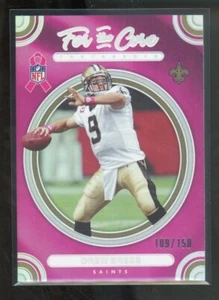 Lámina de plata Panini Photogenic DREW BREES 2024 #FTC-DBR For The Cure/150 Saints - Imagen 1 de 2
