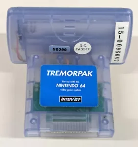 Tremor Pak InterAct Rumble Pak Nintendo 64 N64, TESTED & WORKING! Clean - Picture 1 of 6