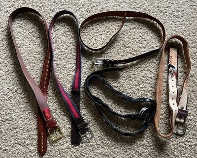 Juego de 5 cinturones vintage Coach, Polo, Cole Haan, Ed Hardy Foto 1 de 4