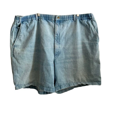 Haband Casual Joe Shorts Bermuda Mens 44 Light Wash - Image 1 of 4