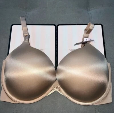 Victoria’s Secret 38DDD Miraculous Plunge Bombshell Add 2 Cups Super Push Up Bra - Image 1 of 4