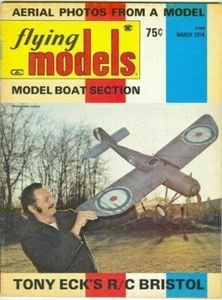 FLYING MODELS March 1974 Magazine Pea Shooter C/L Stunt by Jack Sheeks - Picture 1 of 1