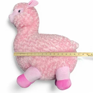 Giant Pink Alpaca Llama Plush Stuffed Animal 25" Tall Soft Inter-American 2016 - Picture 1 of 7