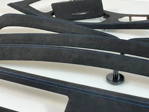 BMW E90 E91 ALCANTARA BLUE Stitching Innenverkleidungssatz interior trim kit LHD - Bild 1 von 17