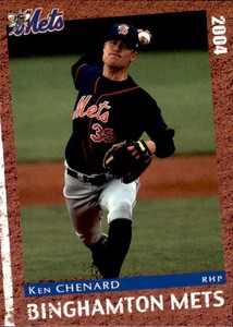 2004 Binghamton Mets Grandstand #6 Ken Chenard - NM