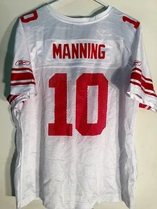 Reebok Women's NFL Jersey New York Giants Eli Manning White sz 2X - Picture 1 of 1