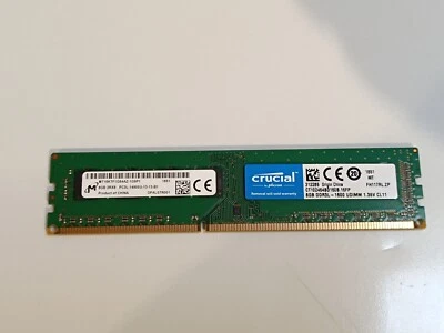 Crucial CT102464BD160B.16FP 8GB DDR3L-1600 MHz 240-polig _0,02_6 - Bild 1 von 4