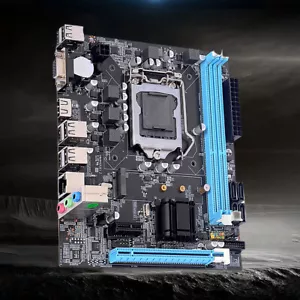 Placa madre H61 LGA1155 Socket I3/I5/I7 CPU computadora placa base soporte 2 X DDR3 - Imagen 1 de 11
