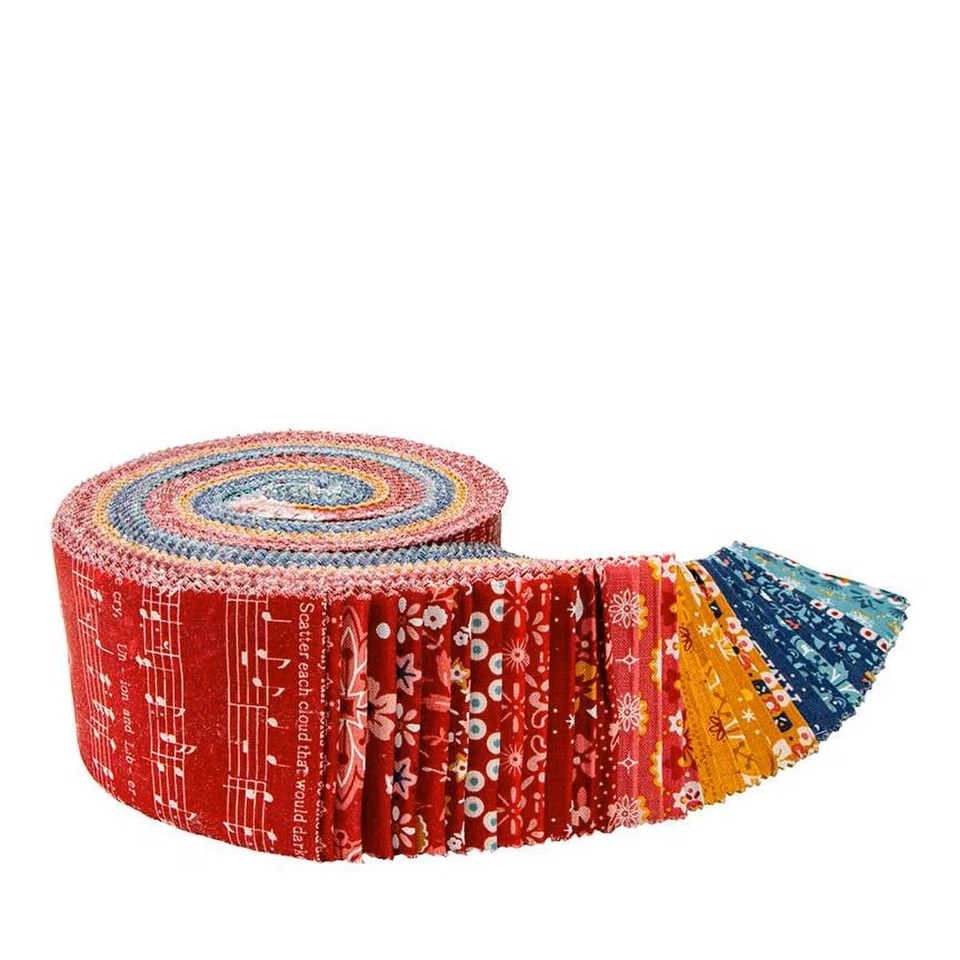 Lori Holt Americana Rolie Polie Jelly Roll 2.5" Strips Riley Blake RP-16080-40