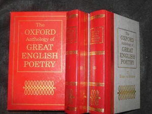 The Oxford Anthology of Great English Poetry (1996) Vg + Slipcase - 2 Volume Set - Picture 1 of 11