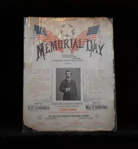 Memorial Day von Jennings and Horsfall Großformat Vintage Noten 1896 - Bild 1 von 1