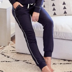 Karen Kane PLUS Night Light Contrast Sweat Pants Black Sz 3X NWT $119 - Picture 1 of 10