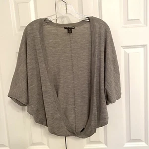 Club Monaco Merino Wool Grey Sweater Shrug Size S - Picture 1 of 7
