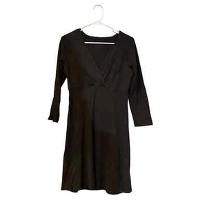 Patagonia Damen 100% Bio Baumwolle Midikleid V-Ausschnitt Größe S - Bild 1 von 3