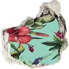 Selbstklebende Tapete Aufkleber Klebefolie XXL 75x75 cm Tropische Blumen