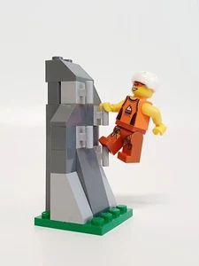 LEGO Alpinista Escalador Minifigura NUEVO - Imagen 1 de 1