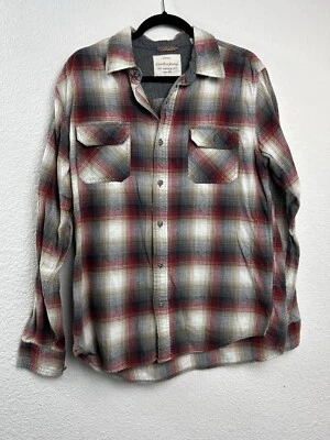 Original Weatherproof Vintage Flannel Shirt Men’s Size Large Red Gray - Image 1 of 4