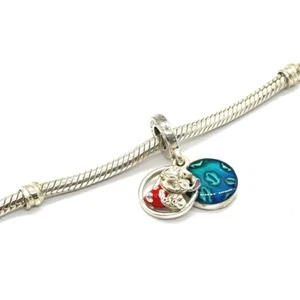 PANDORA DISNEY X LILO AND STITCH FAMILY S925 SILVER DANGLE CHARM (EPJ029358) - Picture 1 of 6