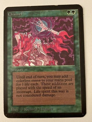 Magic the Gathering MTG Alpha CHANNEL LP (Beta Bob) - Image 1 of 4