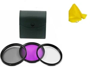 52mm (UV-CPL-FLD) Filter Kit For Panasonic Lumix G Vario 45-150mm, 45-200mm Lens - Picture 1 of 4