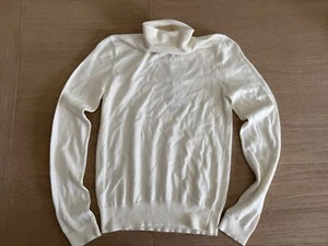 Minnie Rose Cashmere Blend Ivory Sweater Size XS BNwT - Picture 1 of 8