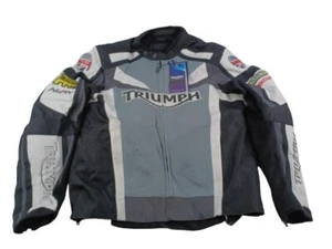 NWT Triumph Men's motorcycle protective riding jacket ,removable lining 44/M - Picture 1 of 8
