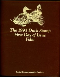RW60 1993 Duck Stamp FDC Folio Mint Never Hinged - Picture 1 of 3