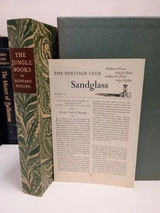 1968 Jungle Book Rudyard Kipling Heritage Press HC Slipcase Illustrated Sanglass - Bild 1 von 13