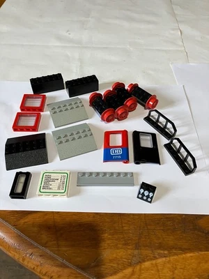 Lot Lego. Train, Locomotive. Vintage. Pièces - Photo 1/4