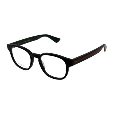 Gucci GG0927O montatura per occhiali da vista nero/verde/rosso 49 mm 19 mm 145 mm - 001 - Immagine 1 di 4