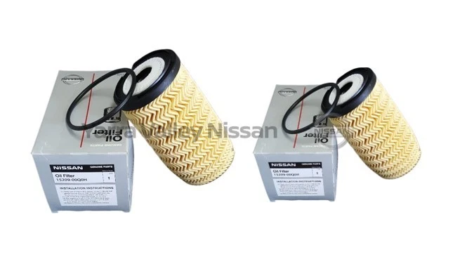 NISSAN GENUINE OIL FILTER NAVARA NP300- D23 DIESEL ENGINE 1520900Q0H QTY 2 - Image 1 of 1