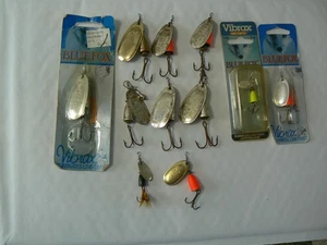 11 señuelos de pesca giratorios Blue Fox Vibrax - nuevos y usados - Imagen 1 de 5