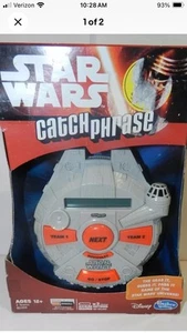Hasbro Gaming Disney Star Wars Catch Phrase Electronic Handheld Game 2014 New - Picture 1 of 5