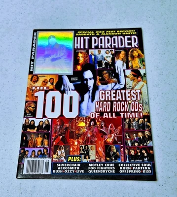 Hit Parader Magazine (August 1997) OZZY HOLOGRAM COVER Manson Metallica MINT - Image 1 of 4