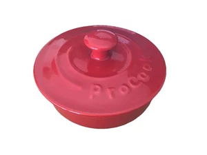 PROCOOK Small Red Individual Oven, Tapas, Serving Dishes With Lids - Picture 1 of 5