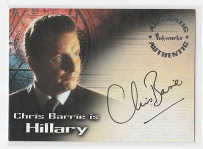 CHRIS BARRIE💥 Autograph Card #A4: Tomb Raider Movie Inkworks 2001 - Red Dwarf - Image 1 of 3