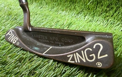 Ping Zing 2 Beryllium Copper (BeCu) Putter RH | 33 In | Vintage Golf Pride Grip - Image 1 of 4