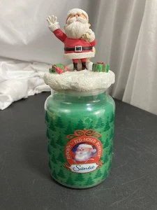 Rudolph La Renna dal Naso Rosso Babbo Natale Candela con Candela Barattolo Topper Earthglow - Foto 1 di 8
