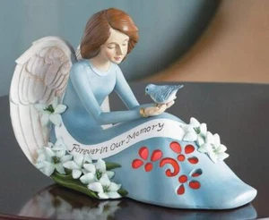 Beleuchteter Engel Tischplatte Gedenkfigur - Bild 1 von 1