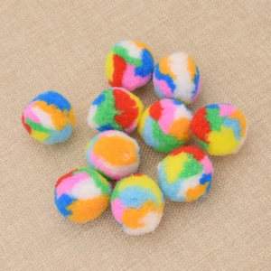 Soft Cat Toy Colorful Balls Kitten Toys Ball Assorted Pet Toys Accessories - Picture 1 of 6