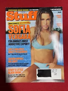 July 2005 Stuff magazine #68 Sofia Vergara Sexy Cover Stacy Keibler Rachel Perry - Imagen 1 de 2