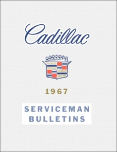 1967 Cadillac Servizio Uomo Bulletins Shop Manuale Revisions Serviceman Repair - Foto 1 di 3