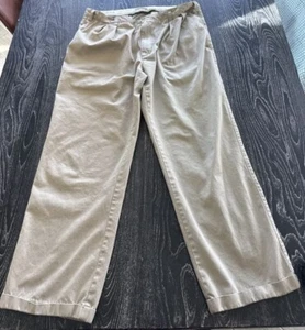 Pantalones chinos para hombre Orvis Khakis talla 40 plisados caqui tostado - Imagen 1 de 11