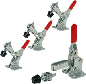 4 Pcs Vertical Hand Tool Quick-Release Toggle Clamp 110 Lbs Holding Capacity New - Picture 1 of 12