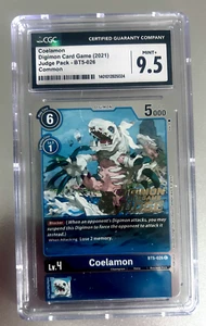 Digimon TCG Card Game Coelamon BT5-026 Judge Stamp CGC - 9.5 - Picture 1 of 1