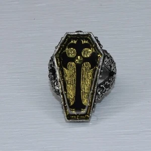 Anello Bara Di Ortranto Misura 7 Alchimia Gotico Peltro Inglese - Foto 1 di 4