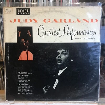 [JAZZ/POP]~EXC LP~JUDY GARLAND~Greatest Performances~[1960~DECCA~Issue]~MONO~ Foto 1 de 4