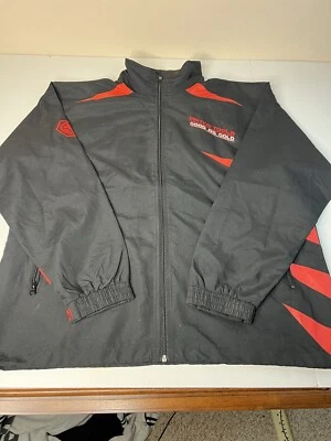Matco Tools Good as Gold Jacket Men XL Water Black Red Windbreaker Shell Work - Image 1 of 4