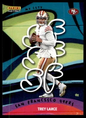Trey Lance 2022 Panini Instant My City #MC-28 49ers - Image 1 of 2